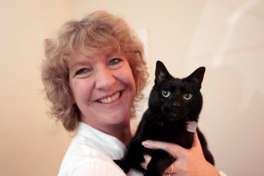 chat-a-sauve-vie-maman-deux-enfants-sautant-sur-ventre